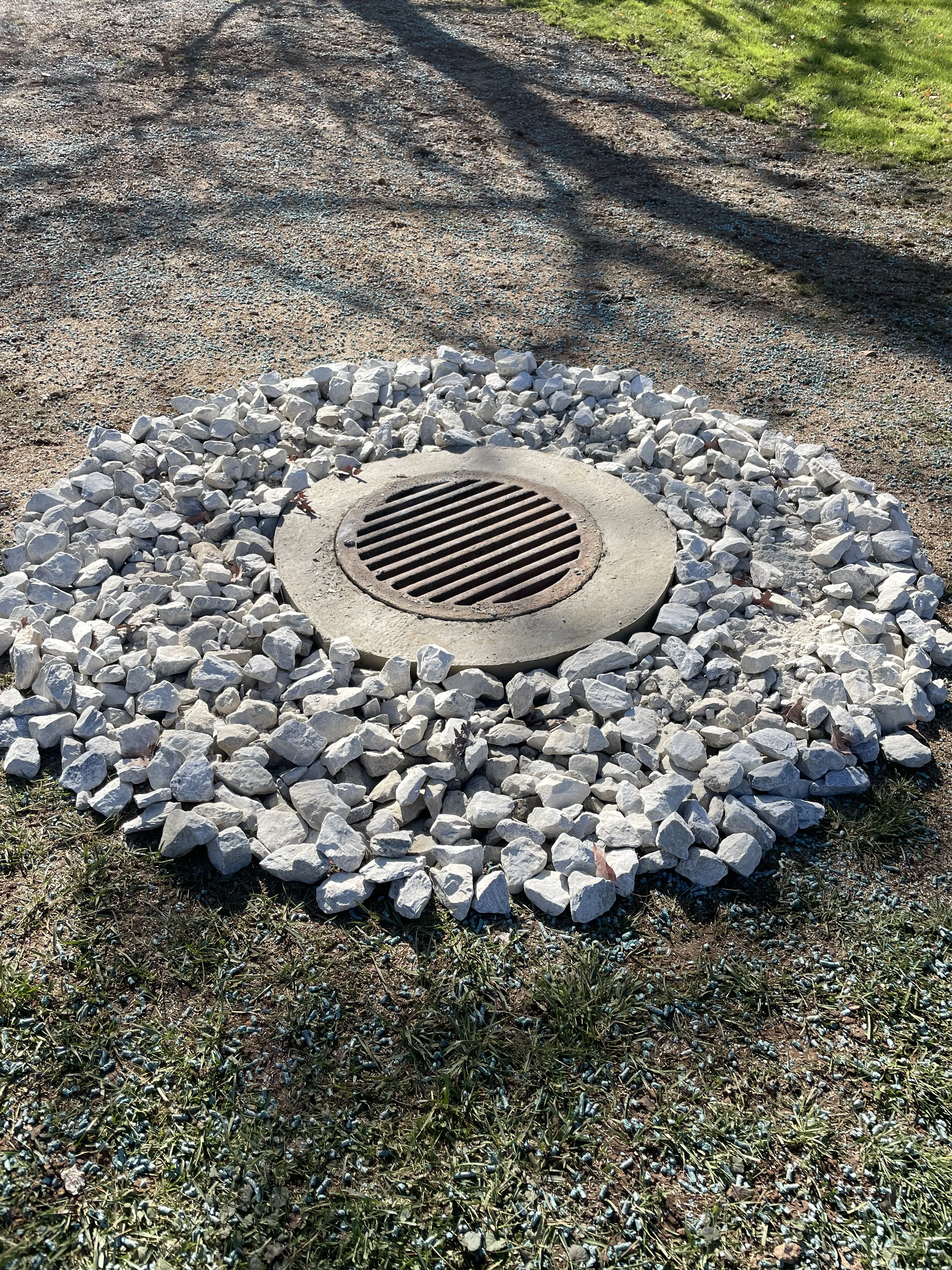 Patio Installation before - Upper Merion Township